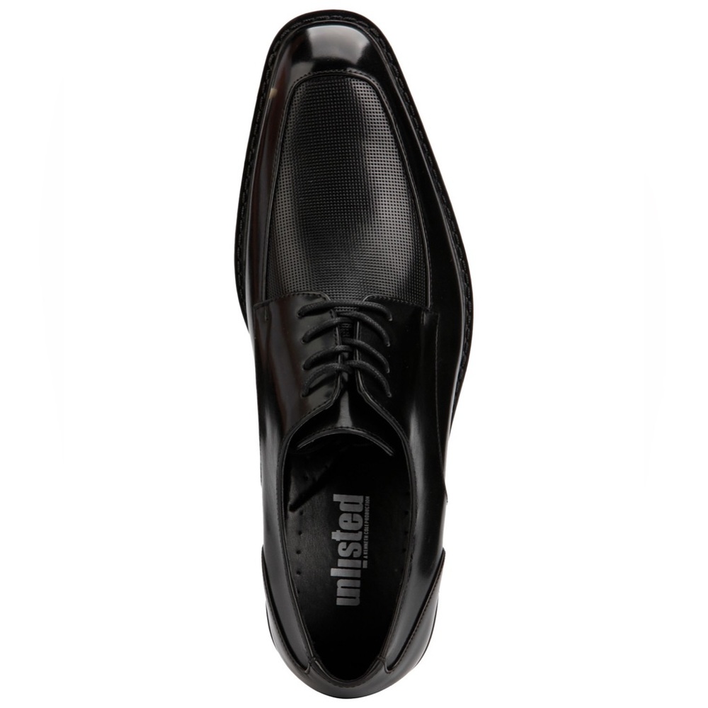 Unlisted a Kenneth Cole production black Piano lace up men dress shoes 9.5 - Picture 3 of 7